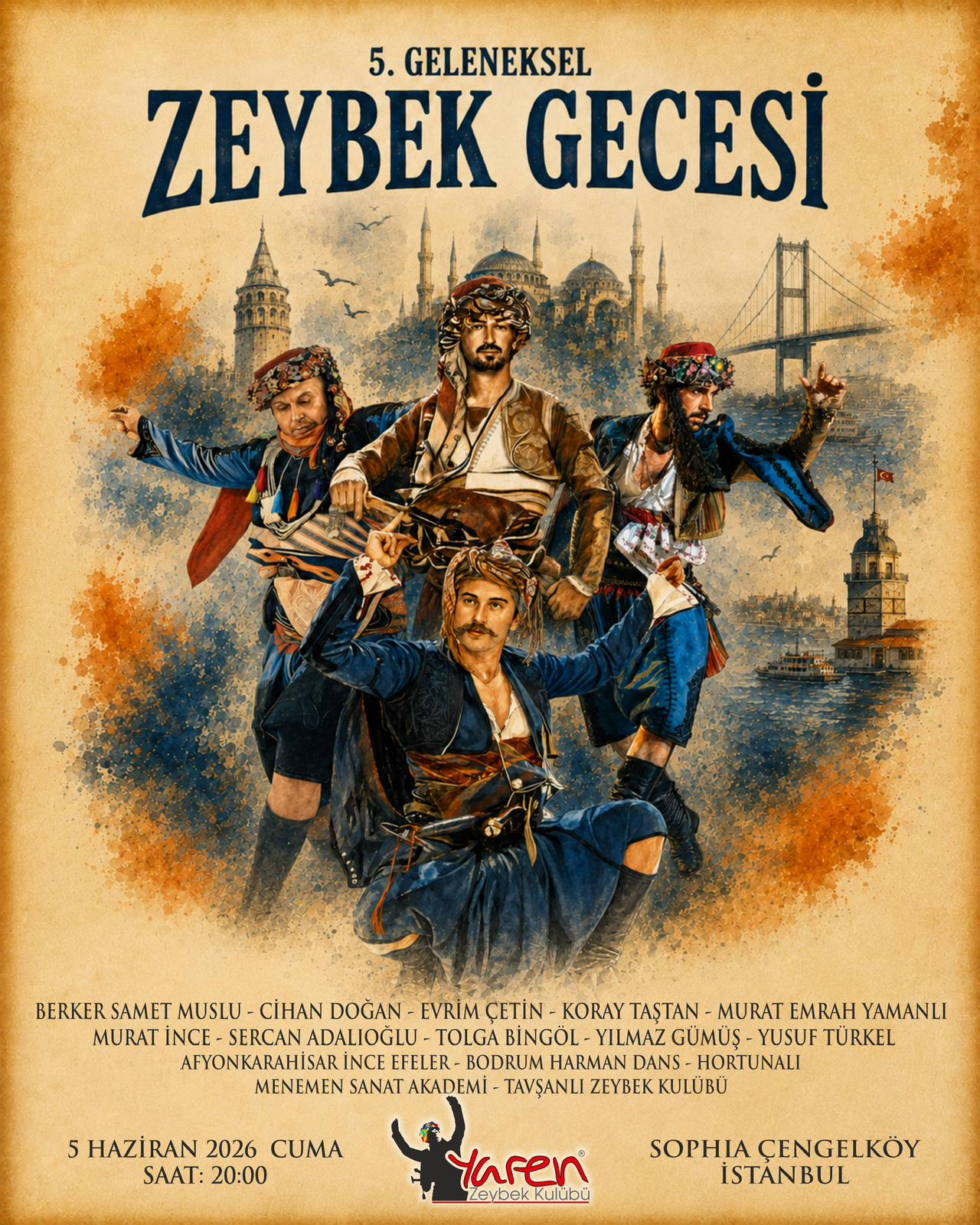 Zeybek Gecesi Afişi