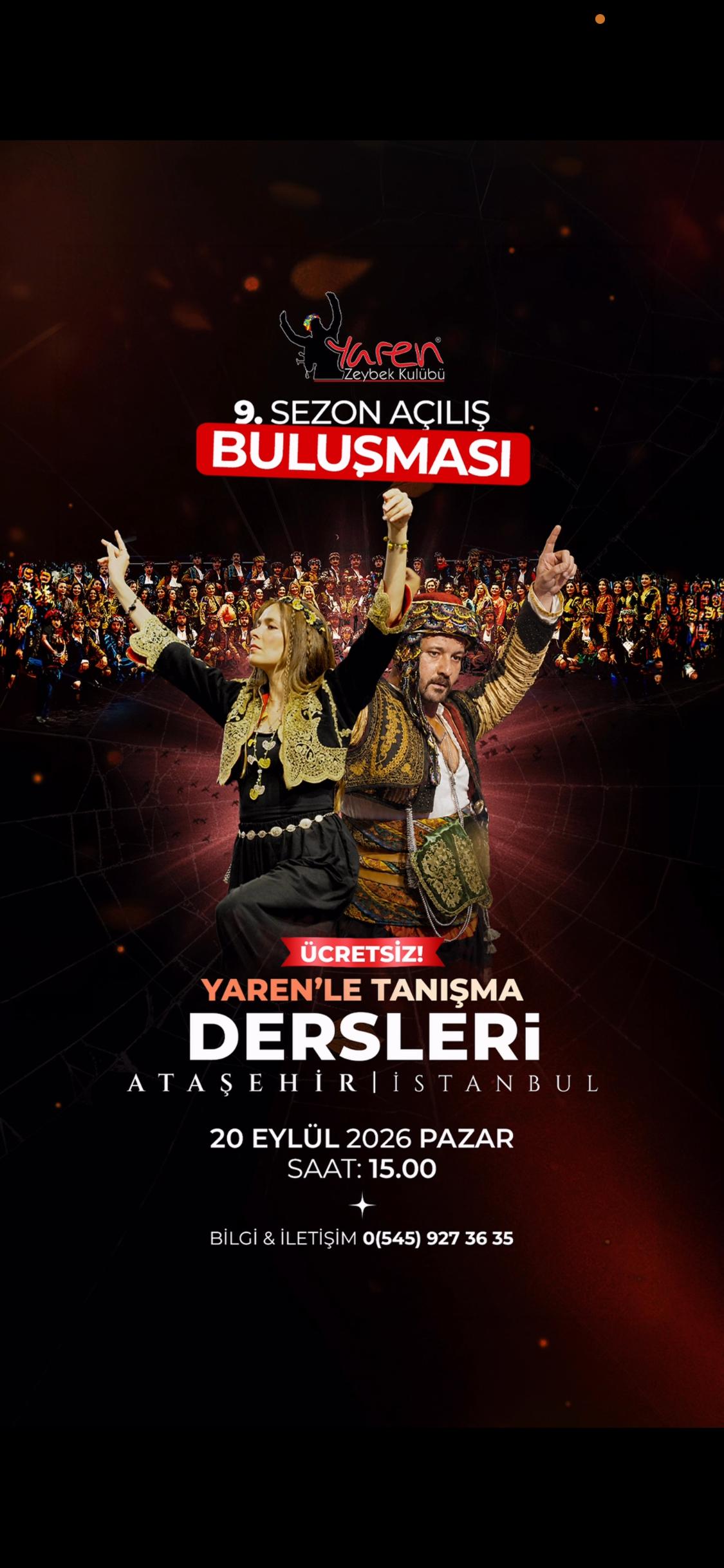 Zeybek Gecesi Afişi